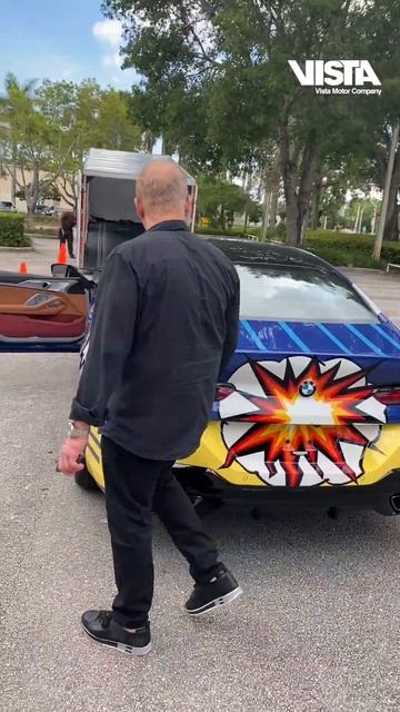 BMW M850i exclusively painted by Jeff Koons смотреть онлайн