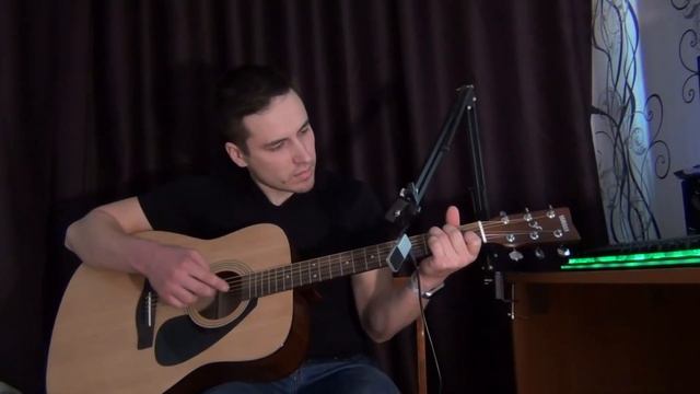 Красивая простая мелодия на гитаре Yamaha F310 2021г смотреть онлайн