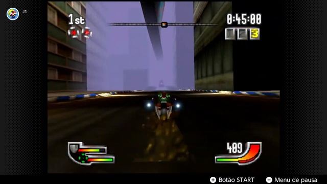 Jogando Extreme G direto do Nintendo Switch Online - A melhor qualidade do N64 смотреть онлайн