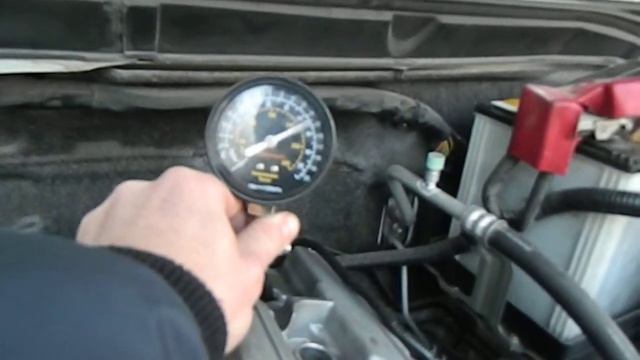 Компрессия 4-й цилиндр 0083: