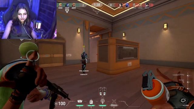 VALORANT grind rank push with me and yt ka password yaad aa gya 😁 | Grace is live смотреть онлайн