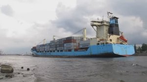 Морской Канал Петербурга с кончика Канонерской косы