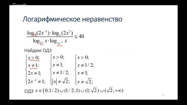 День 2. Марафон «Неравенства. Задание 15» смотреть онлайн