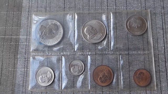 South Africa 1969 coin set - English Legend. Mintage : 7.500 sets !! смотреть онлайн