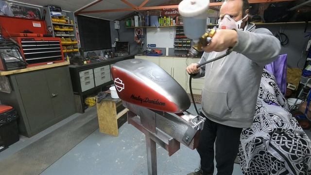 SPORTSTER TANK CUSTOM PAINT PART 4 смотреть онлайн