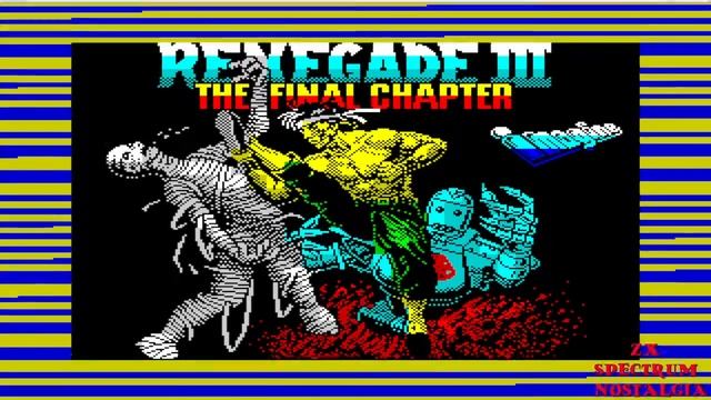 ZX SPECTRUM Loading Renegade 3: The Final Chapter Imagine Software 1989