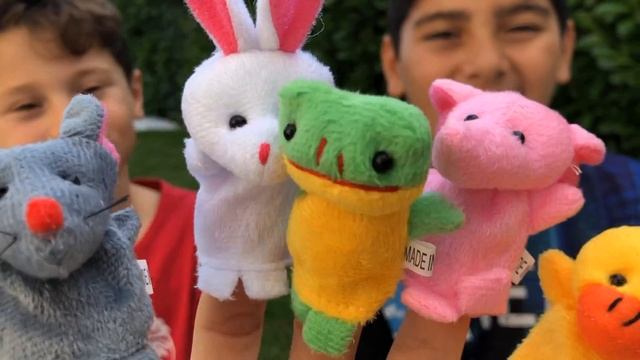 LEARN COLORS WITH FINGER FAMILY SONG - ATILLA and ARDA PRETEND PLAY NURSERY RHYMES & KIDS SONGS смотреть онлайн