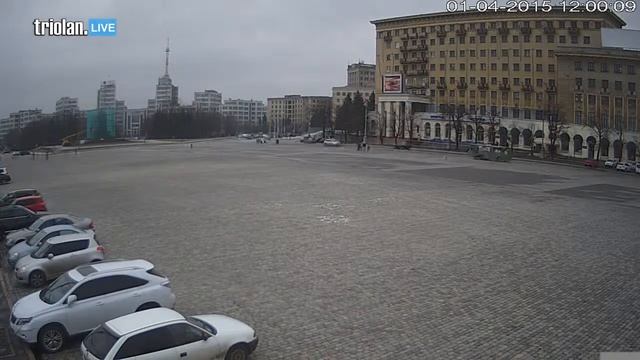 Triolan.Live - Харьков, площадь Свободы (01-04-2015) смотреть онлайн