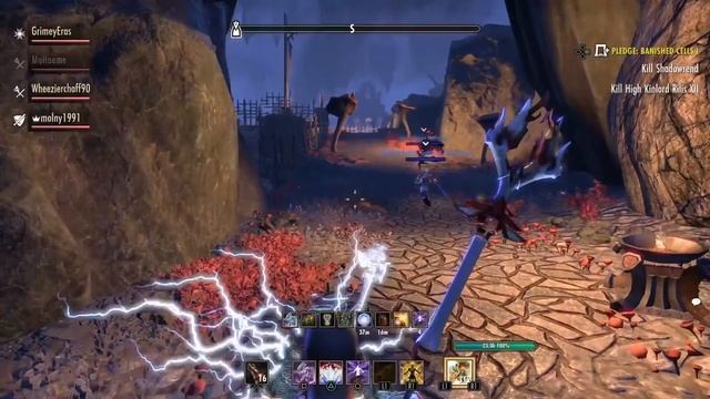 ESO The Cauldron trifecta, sorc tank pov смотреть онлайн