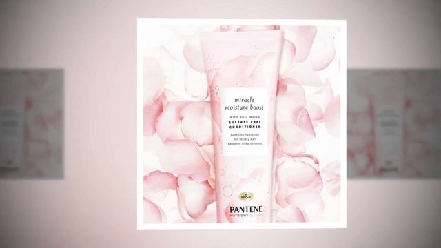 Pantene Nutrient Blends Miracle Moisture Boost Rose Water Shampoo & Conditioner Dual Pack for Dry смотреть онлайн