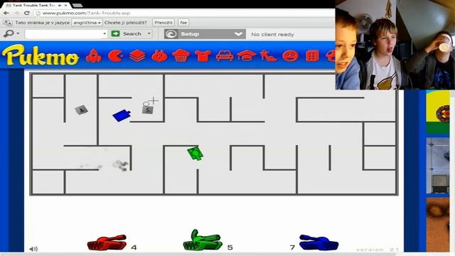Onlinovki Tank trouble 2!!! смотреть онлайн