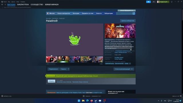 Оценки Steam Overwatch VS Paladins КЕК