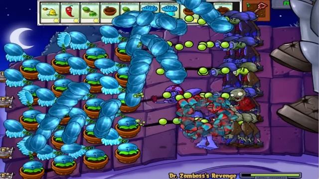 99 Winter Melon vs Giga Gargantuar vs Dr.Zomboss - Plants vs Zombies Hack смотреть онлайн