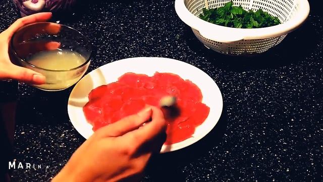 Bò Tái Chanh - Rare Beef in Lime Juice Salad Recipe-(Vietnamese Beef Carpaccio) смотреть онлайн