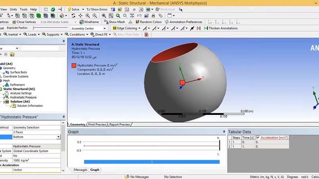 Glass Fish Tank With ANSYS 17 смотреть онлайн
