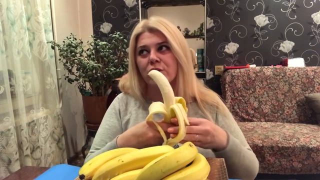 MUKBANG  БАНАНЫ  BANANAS  не асмр