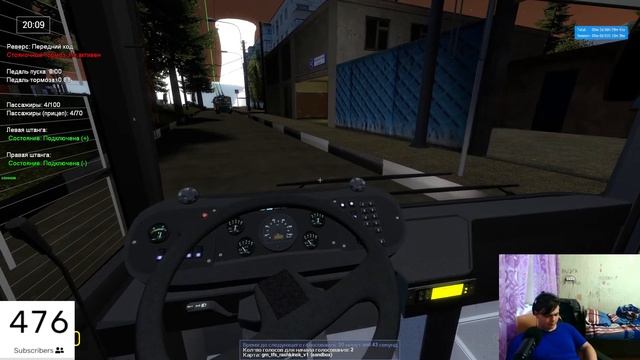 Троллейбусный стрим|Gmod Trolleybus FS#2