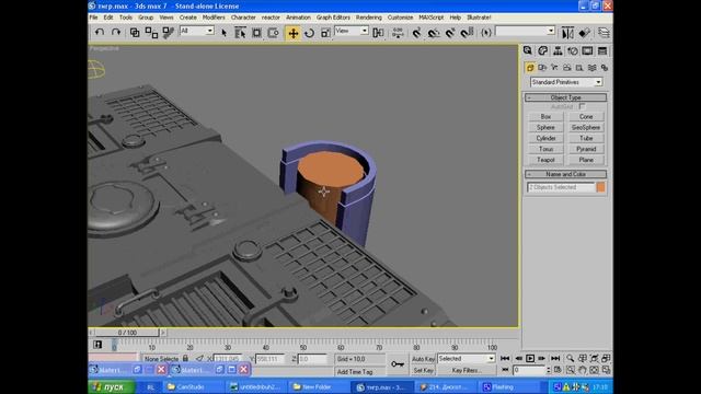3d modeling Tiger tank in 3ds max - Speed Modeling смотреть онлайн