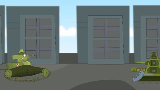 КВ-44 VS РАЗОРИТЕЛЬ[1 часть битвы]-мультики про танки смотреть онлайн