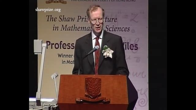 The Shaw Prize Lecture in Mathematical Sciences 2005 смотреть онлайн