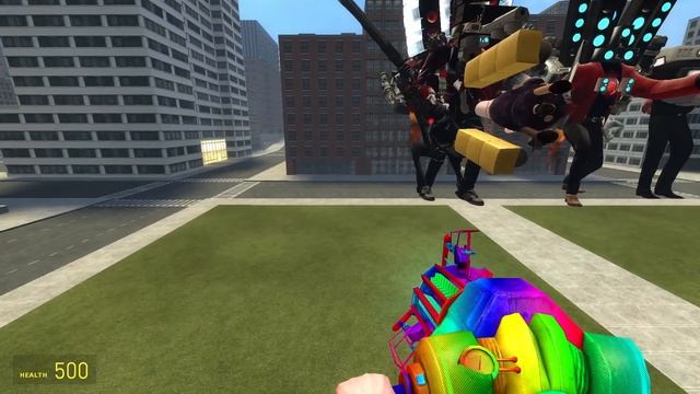 Hot Monster Speaker And Giant Mutant Movie Projector Vs Skibidi Toilet Gman In Garry's Mod смотреть онлайн