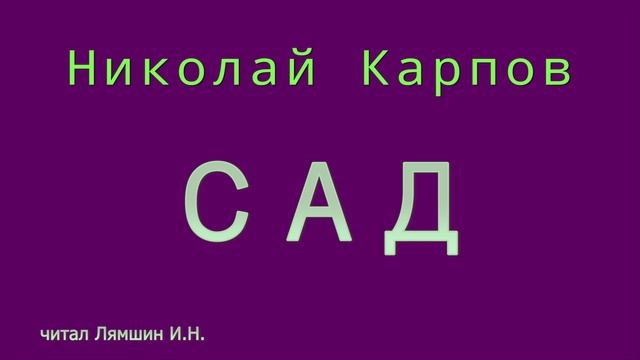Николай Карпов — САД смотреть онлайн