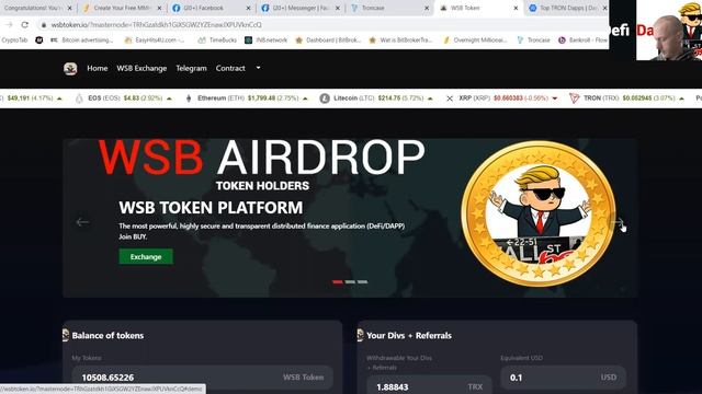 Dappradar TOP 7 WSB Wall street bets token #PtcPat Investing + Explaining how to work with us смотреть онлайн