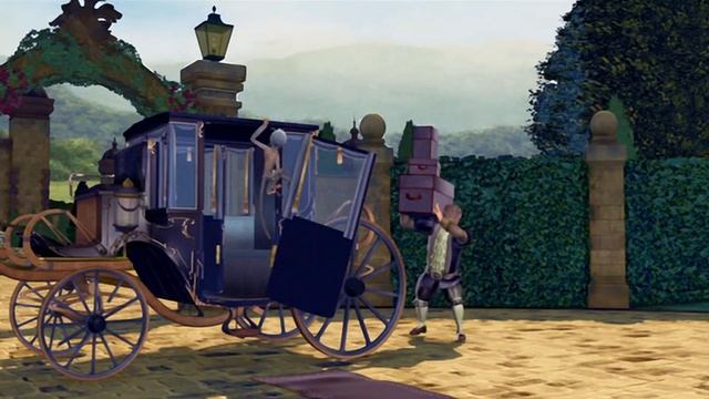 Barbie in The 12 Dancing Princesses - Duchess Rowena's arrival смотреть онлайн