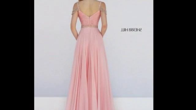 sherri hill 50086 Long Beaded Evening Dresses смотреть онлайн