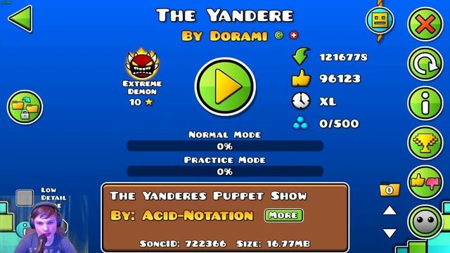 EXTREME DEMON ROULETTE GEOMETRY DASH смотреть онлайн