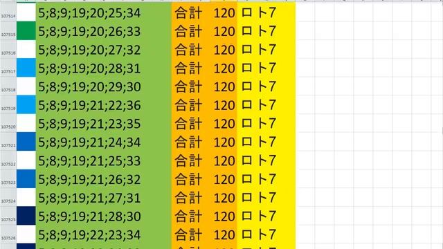 Lotto 7 all combinations ロト7 7x37 Summa 120 Video 99 смотреть онлайн