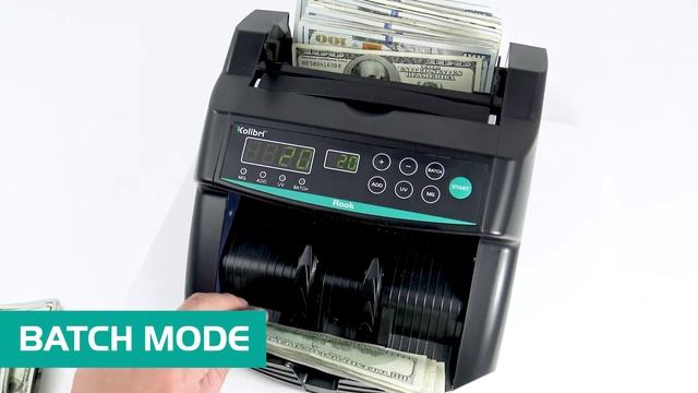 Kolibri Rook: Affordable Bill Counter with UV, Magnetic and Infrared Counterfeit Detection смотреть онлайн