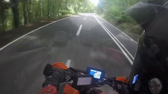 KTM Duke 125 & Kawazaki Ninja ZX6R смотреть онлайн