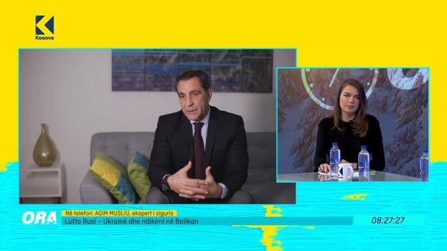 Ora 7 - Lufta Rusi - Ukrainë, flet Agim Musliu, ekspert i sigurisë смотреть онлайн