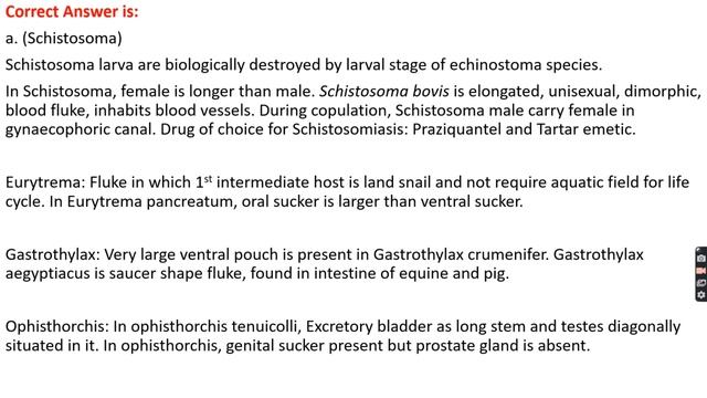 Multiple Choice Questions (MCQ) on Veterinary Parasitology (Last Part) #icar #psc #vet #veterinary смотреть онлайн