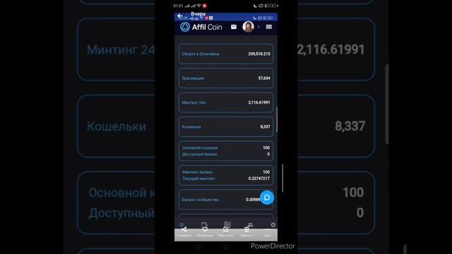 Статистика развития партнёрской платформы Affilcoin 01.07.2020 смотреть онлайн