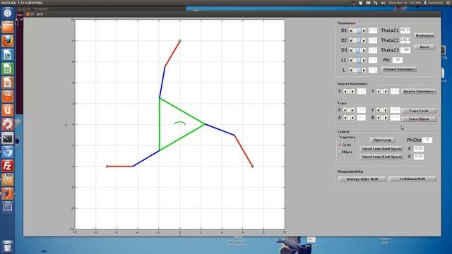 circle/ellipse tracing for a 3-PRR parallel chain manipulator смотреть онлайн