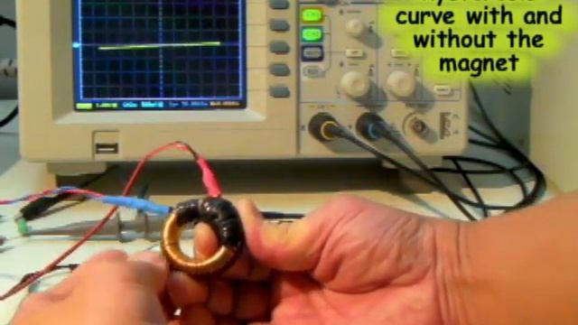 2SGen v6 - Influence of the magnet on the Hysteresis curve of the toroïdal core смотреть онлайн