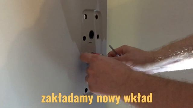 Jak wymienić wkład zamka Rim 6000 w drzwiach Gerdy model S? смотреть онлайн