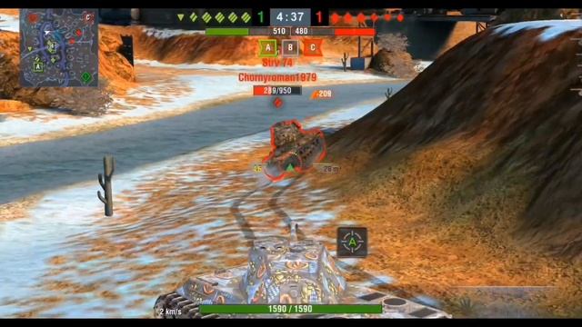 VK45.03 GAMEPLAY - World Of Tanks Blitz Türkçe смотреть онлайн