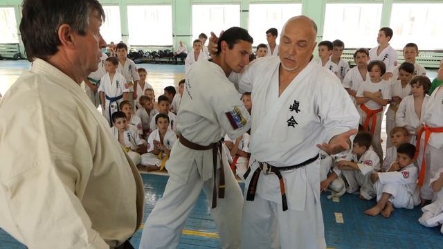 A methodical and practical seminar led by Paolo Bolaffio 9 dan Makotokai karate смотреть онлайн
