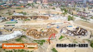 ДУБАЙСКИЕ ДОМА В ГРОЗНОМ, ЭТАП СТРОИТЕЛЬСТВА, Апрель 2024. ПРОДОЛЖЕНИЕ ПРОСПЕКТА