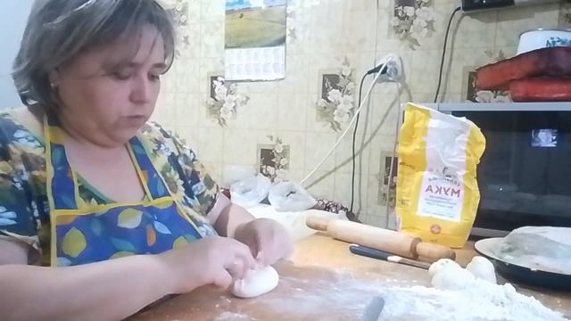 Жаренные пирожки с картошкой. смотреть онлайн