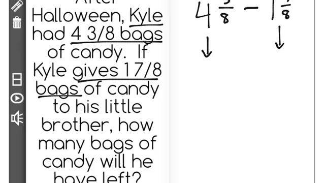 [4.NF.3c-1.0] Mixed Numbers with Like Denominators - Common Core Standard - Word Problem смотреть онлайн