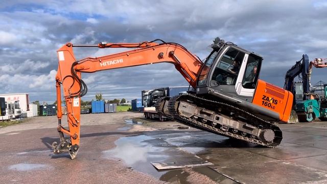 Hitachi Zx 160 lc-3 for sale excavator Koot Handelsonderneming bv смотреть онлайн