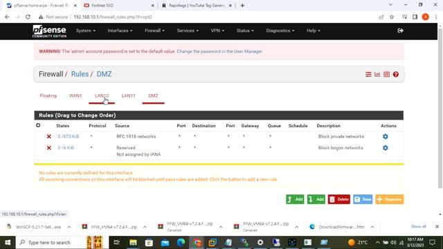 inbound nat rules FTP PF Sense Firewall смотреть онлайн