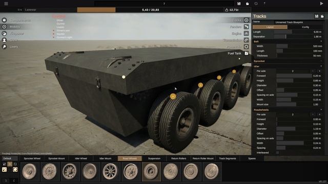 Best Method to make a wheeled vehicle in Sprocket Tank Designer смотреть онлайн