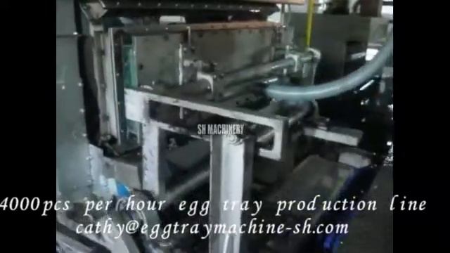 4000pcs per hour egg tray production line with multiplelayers dryer смотреть онлайн