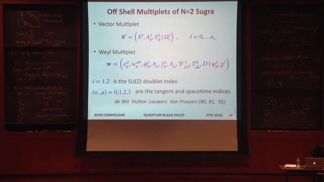 Exact Quantum Entropy of Black Holes II - Atish Dabholkar смотреть онлайн