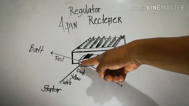 4 pin Regulator rectefier conection/wiring diagaram (tagalog tutorial) смотреть онлайн